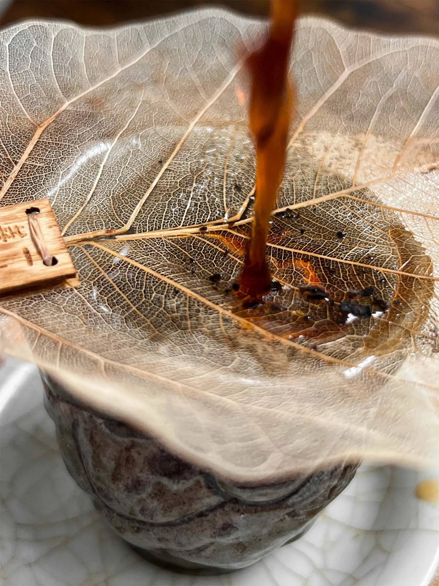 2022 Ailao Shan, Menghai, Xishuangbanna, 70 year old trees, "Black Cat", Shu Pu'er thumbnail 6